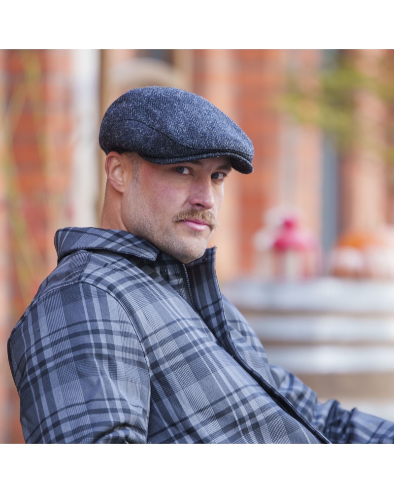 ALEX - Harris Tweed A classic newsboy flat cap